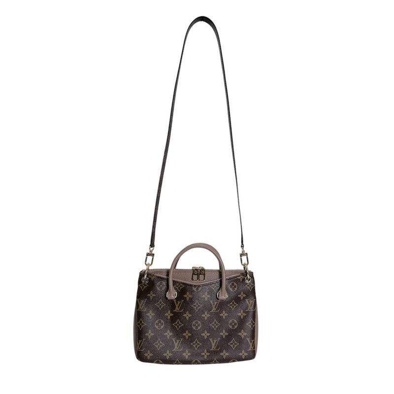 Louis Vuitton Monogram Handbag Pallas BB Brown