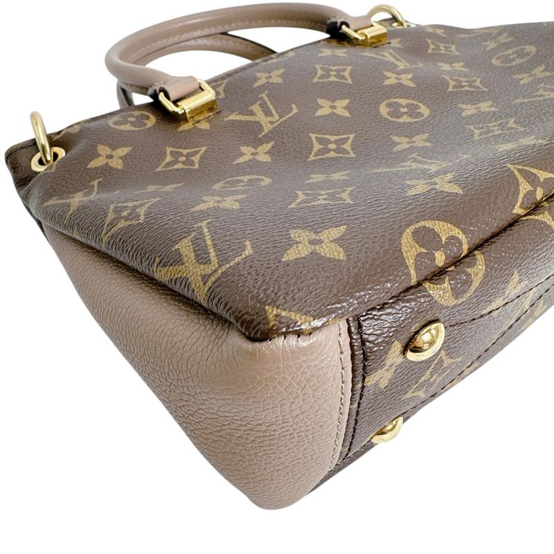 Louis Vuitton Monogram Handbag Pallas BB Brown