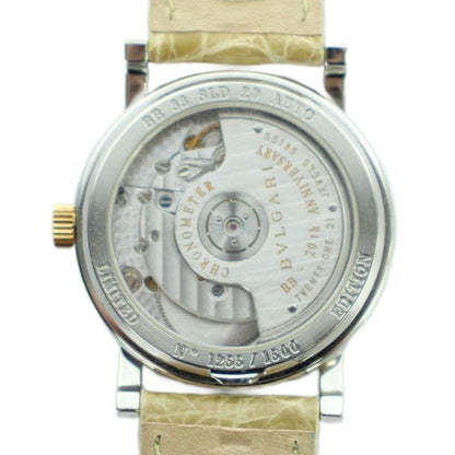 Bvlgari Watch Automatic Back Skeleton Black Dial Limited Aa Mq Oh