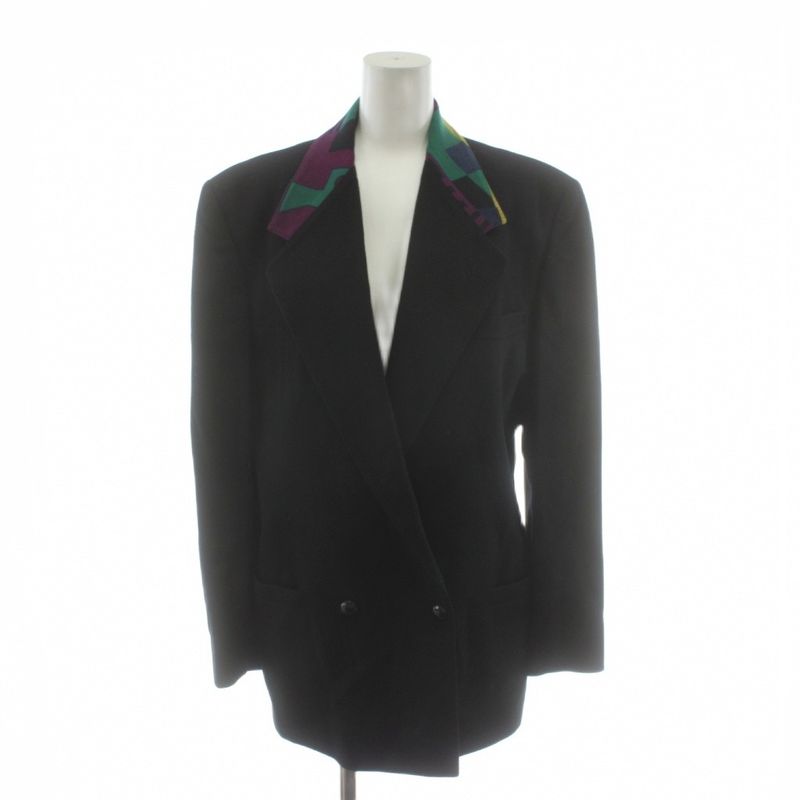 Versace Gianni Suit Set Tailored Jacket Double Tight Skirt Knee