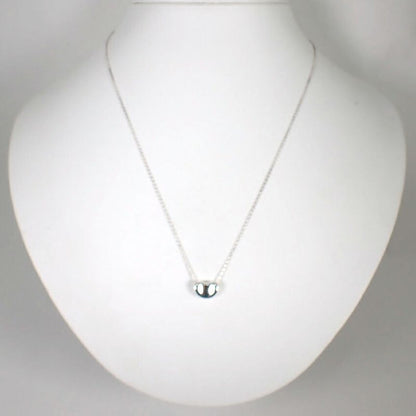 Tiffany & Co 925 Bean Pendant Necklace