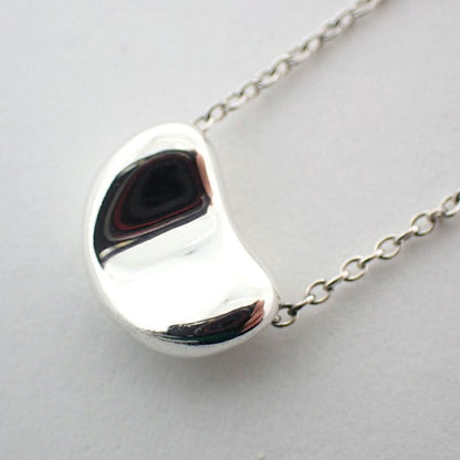 Tiffany & Co 925 Bean Pendant Necklace