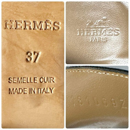 Hermes Moccasin Royale Loafers 37 Black