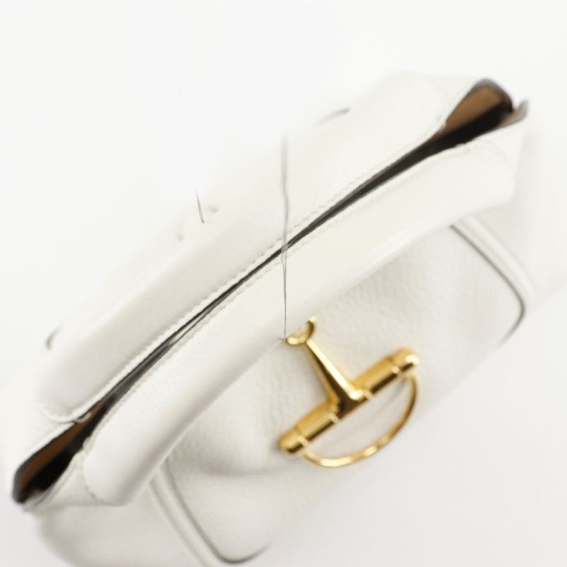 Gucci Softbit Small Calf White Handbag
