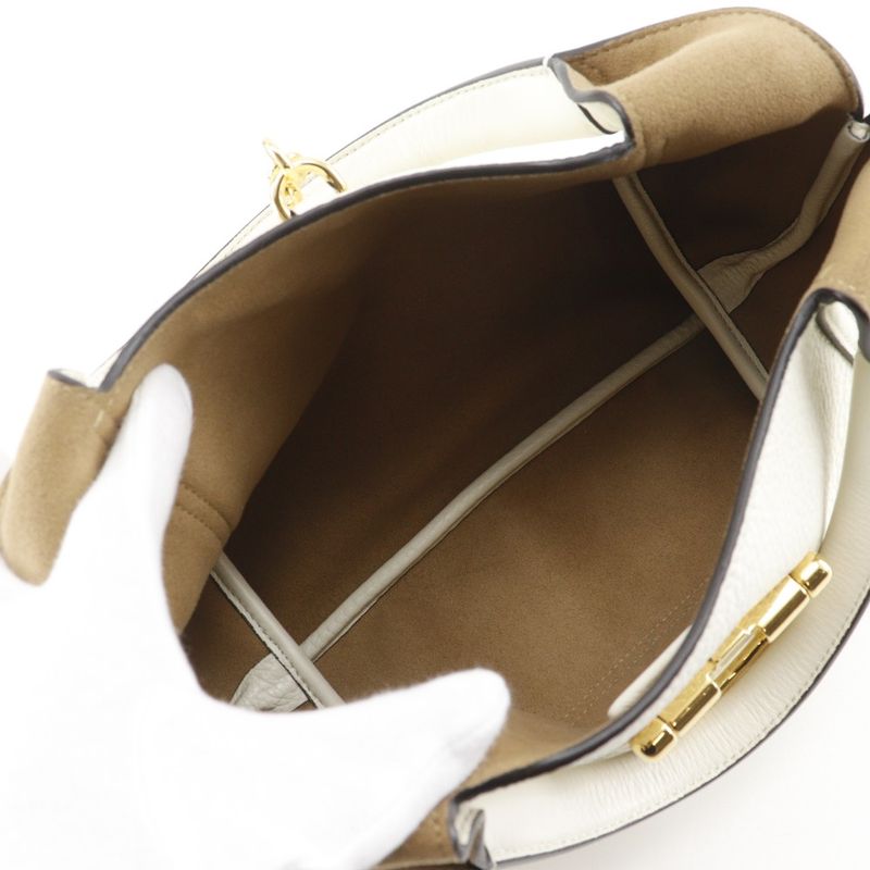 Gucci Softbit Small Calf White Handbag