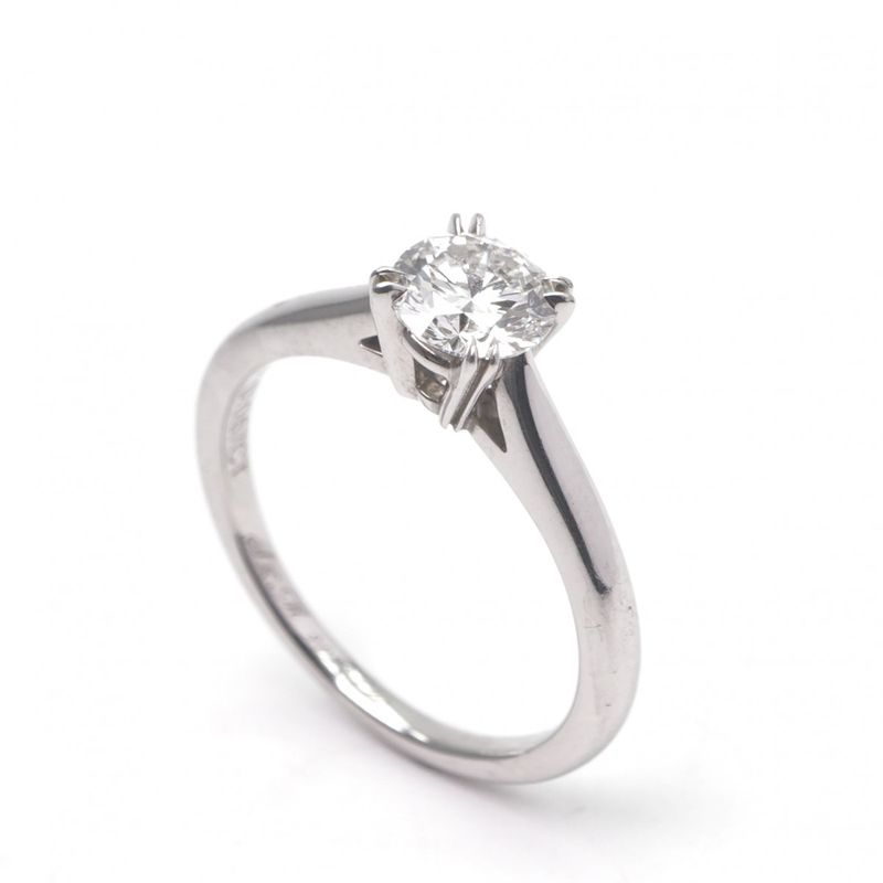 Harry Winston Round Cut Solitaire Ring