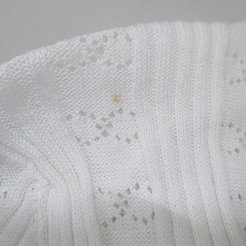Chanel Short Sleeve Knit Sweater Top CC Mark