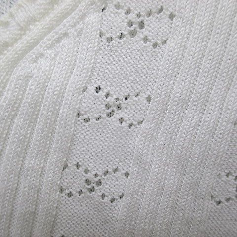 Chanel Short Sleeve Knit Sweater Top CC Mark