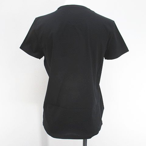 Prada Short Sleeve T-Shirt M Black Rib Fabric