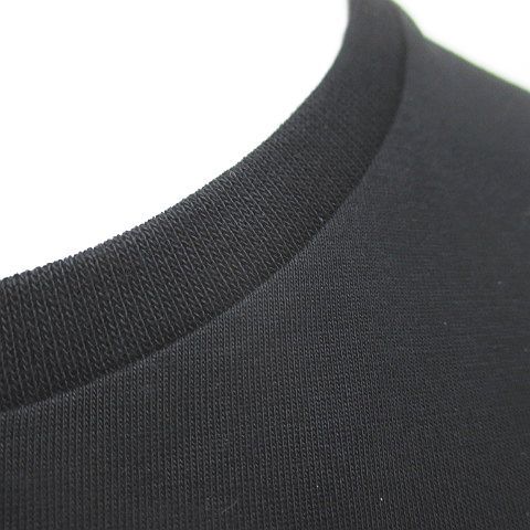 Prada Short Sleeve T-Shirt M Black Rib Fabric