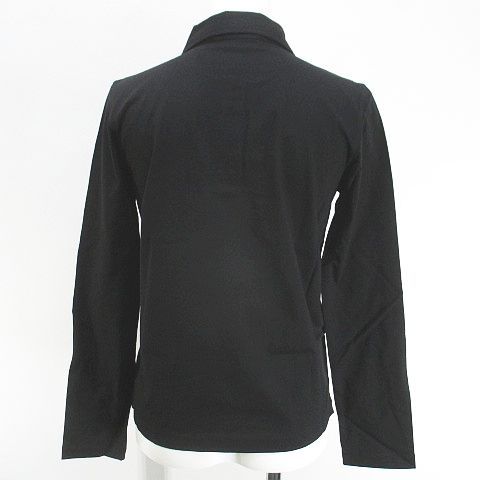Prada Long Sleeve Polo Shirt Top M Black Button