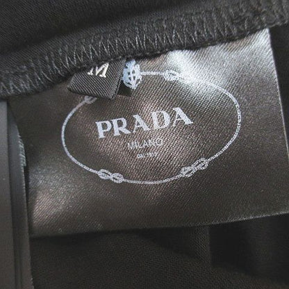 Prada Long Sleeve Polo Shirt Top M Black Button