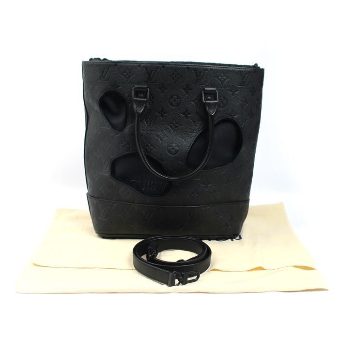 Louis Vuitton Comme Des Garcons with Holes PM Rei Kawakubo Collaboration 2-Way Shoulder Bag