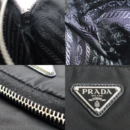 Prada Re-Nylon Phone Case Shoulder Bag Black