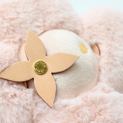 Louis Vuitton Stuffed Animal White Pink