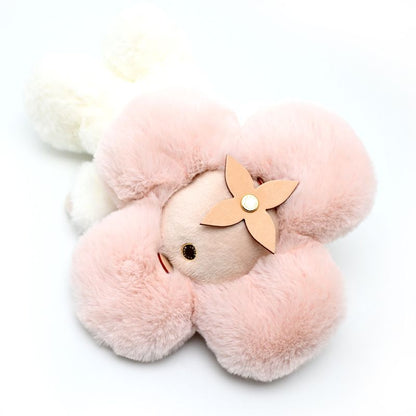 Louis Vuitton Stuffed Animal White Pink