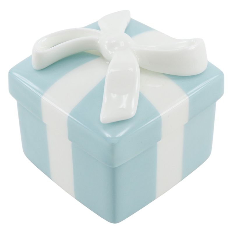 Tiffany & Co Mini Blue Bow Box Case Trinket Shoulder Bag Light