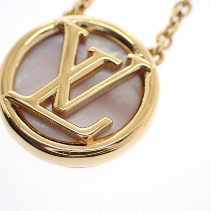 Louis Vuitton Collier L to Necklace Metal Mother of Pearl Gold S Based On