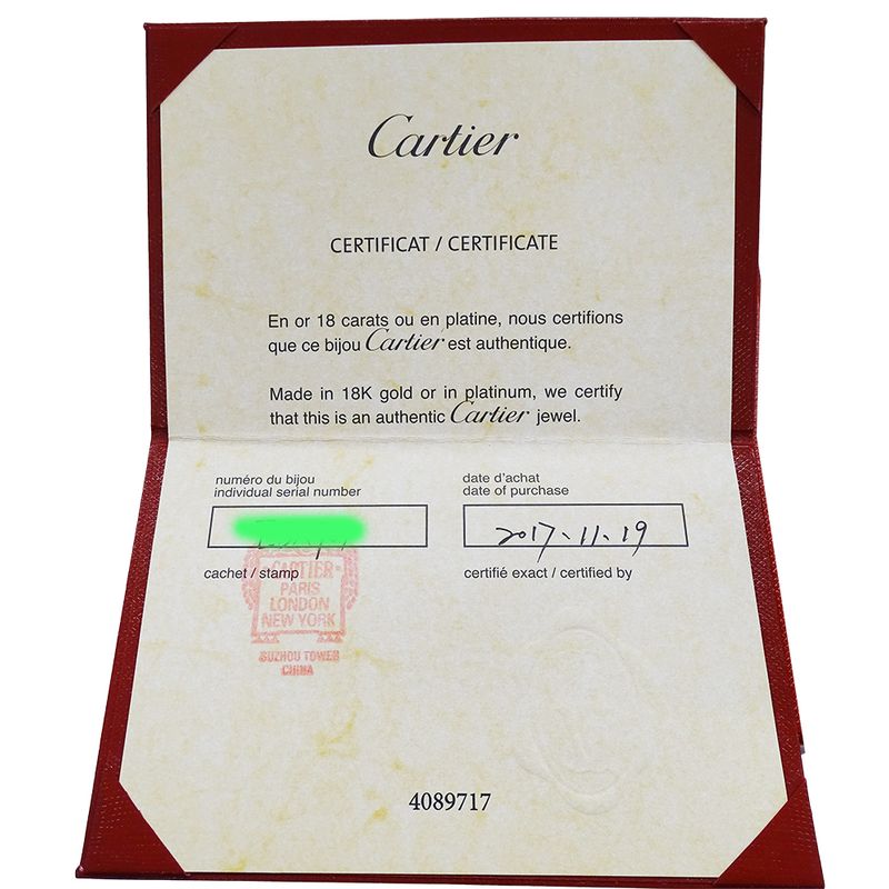Cartier Necklace Diamond Etincelle Pink Gold Polished