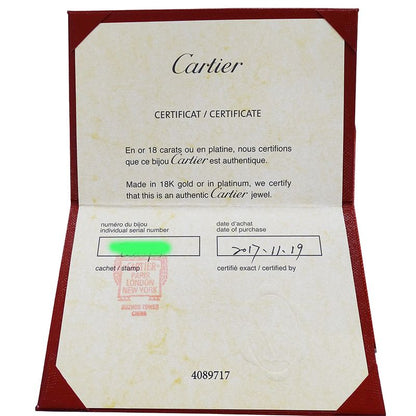Cartier Necklace Diamond Etincelle Pink Gold Polished