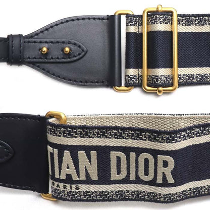 Dior Oblique Wicker Raffia Bucket Shoulder Bag Vo