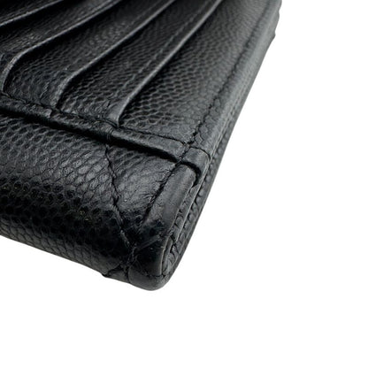 Chanel Quilted Caviar Leather Coin Case Black