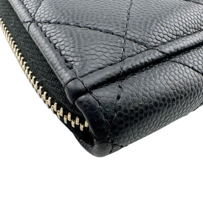 Chanel Quilted Caviar Leather Coin Case Black