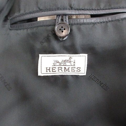 Hermes Coat Leather Stainless Steel Single