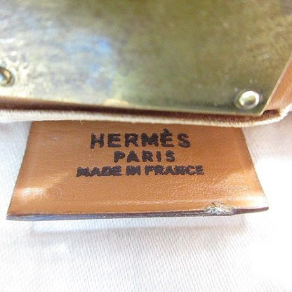 Hermes Garment Vintage Travel Bag Business Hanger Leather Black Brown