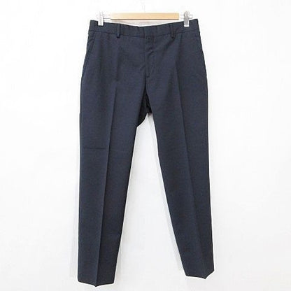 Hermes Suit Set Jacket Tailored Single Pants Trousers Lining Wool Navy