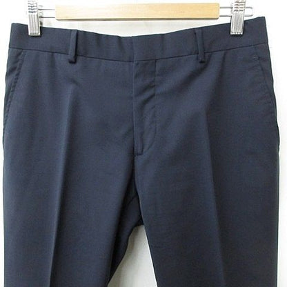 Hermes Suit Set Jacket Tailored Single Pants Trousers Lining Wool Navy