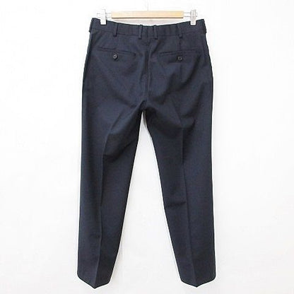Hermes Suit Set Jacket Tailored Single Pants Trousers Lining Wool Navy