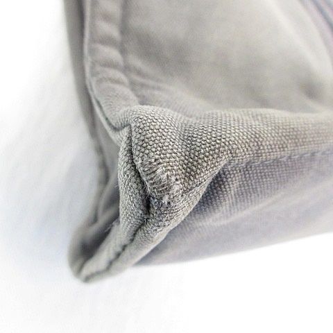 Hermes Fourre Tout MM Tote Cotton Canvas Gray
