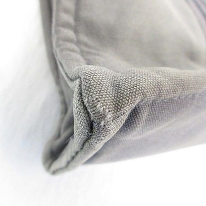 Hermes Fourre Tout MM Tote Cotton Canvas Gray