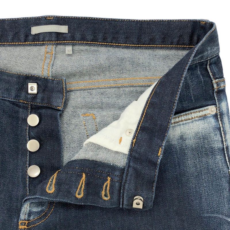 Dior Washed Slim Stretch Denim Pants Indigo 32