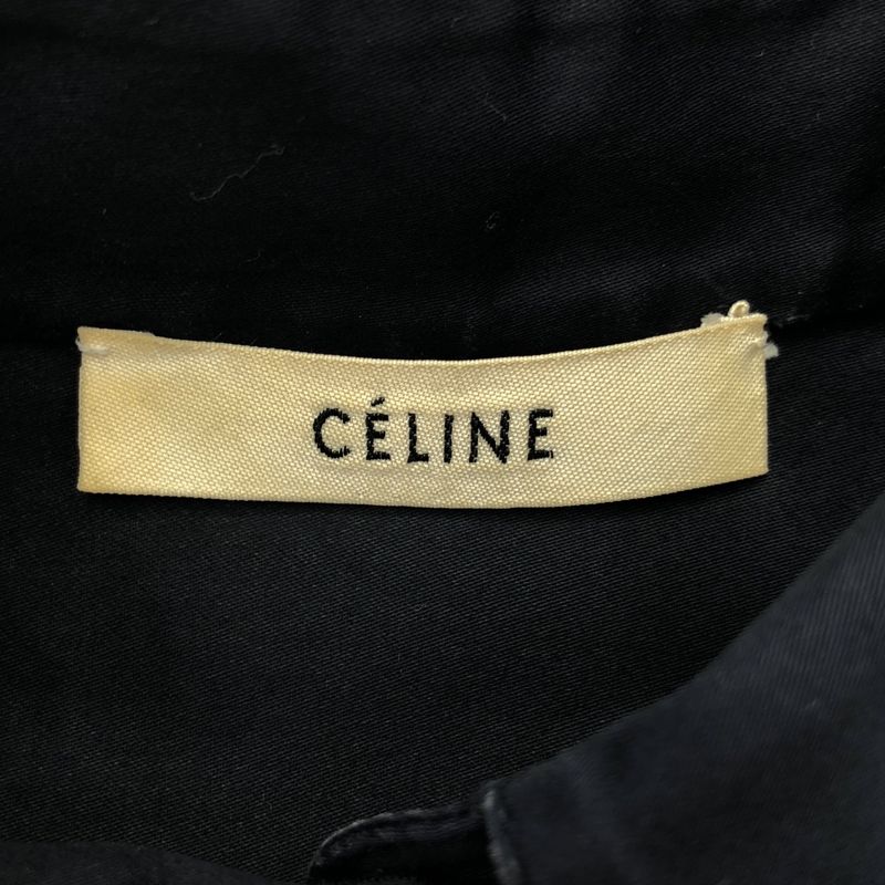 Celine by Phoebe Philo Belted Shirt Dress 2 Navy 36