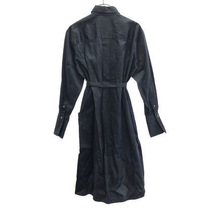 Celine by Phoebe Philo Belted Shirt Dress 2 Navy 36