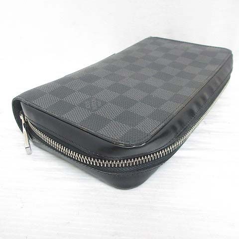 Louis Vuitton Damier Graphite Zippy XL Wallet Travel Case Loud