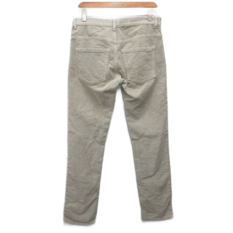 Bottega Veneta Corduroy Pants Straight Button Fly Embroidery Ivory 46