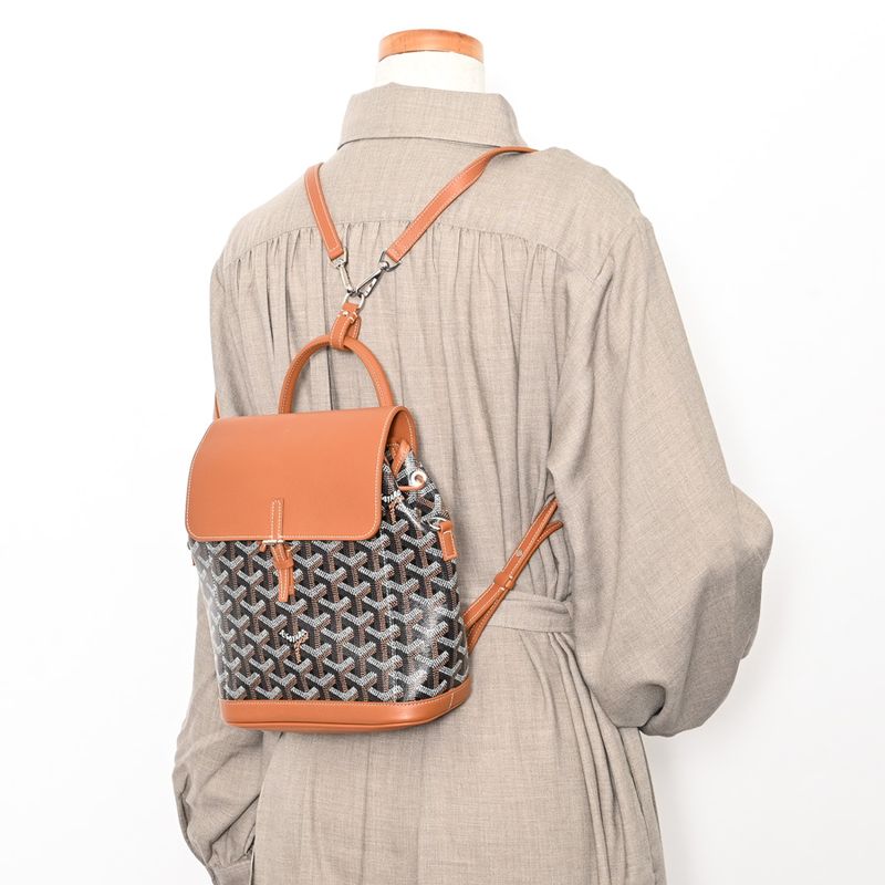 Goyard Backpack Alpine Mini Black Brown