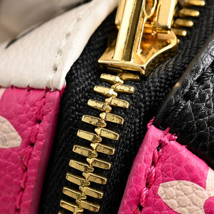 Louis Vuitton Handbag Speedy Bandouliere 20 Black White Pink