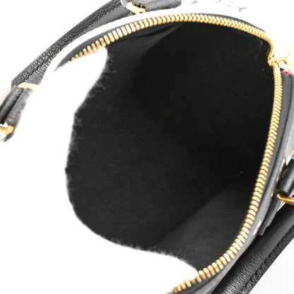 Louis Vuitton Handbag Speedy Bandouliere 20 Black White Pink
