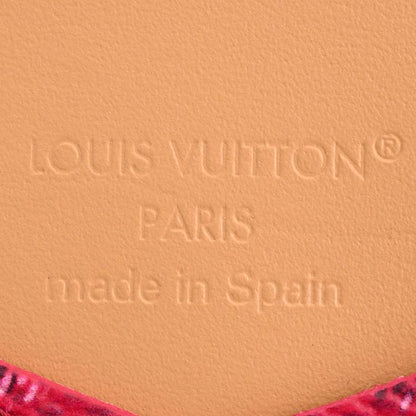 Louis Vuitton Card Case Organizer de Poche Red Rose Pondi Sherry