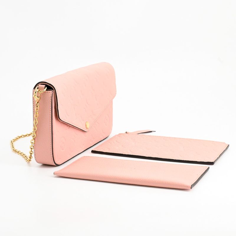 Louis Vuitton Shoulder Bag Pochette Felicie Rose Pu-dol