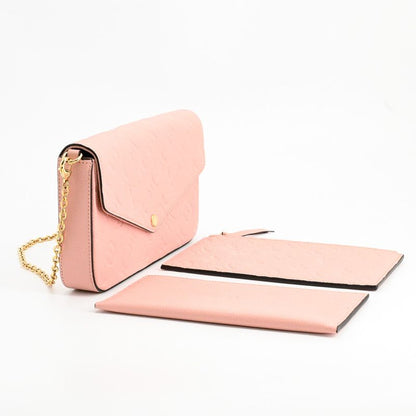 Louis Vuitton Shoulder Bag Pochette Felicie Rose Pu-dol