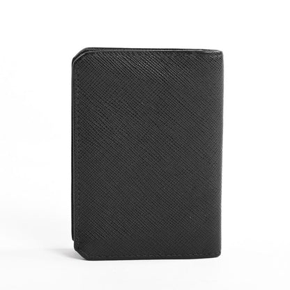 Prada Card Case Leather Black