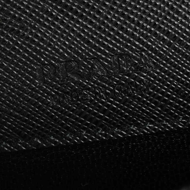 Prada Card Case Leather Black
