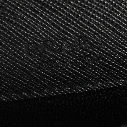 Prada Card Case Leather Black