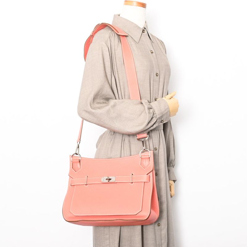 Hermes Shoulder Bag Gipsiere 31 Vert Clair