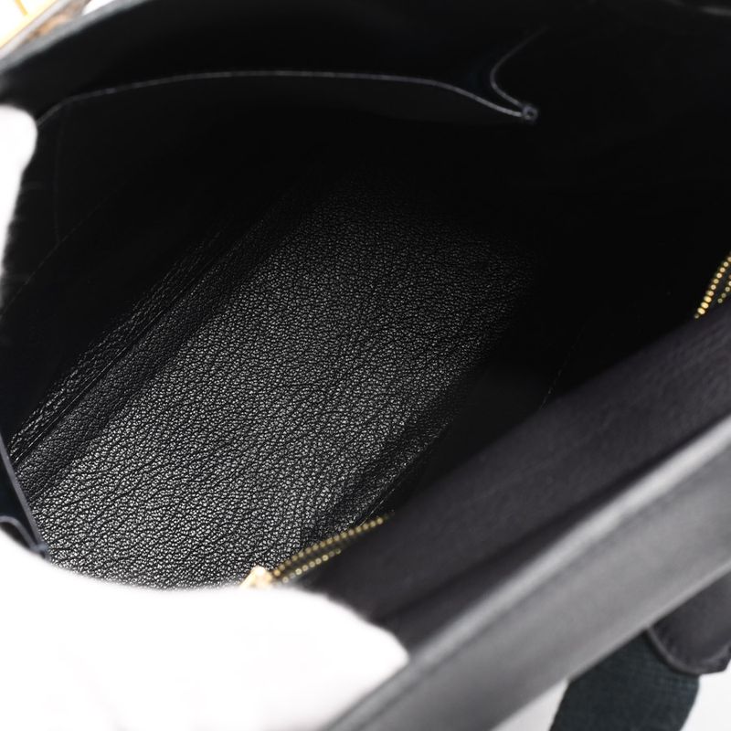 Hermes Backpack Kelly a Dos GM Blue Indigo